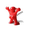 Miniatyrbild 2 av 2: Korkskruv - Glad Man - Köksredskap - Röd - Plast och metall - Nutida design