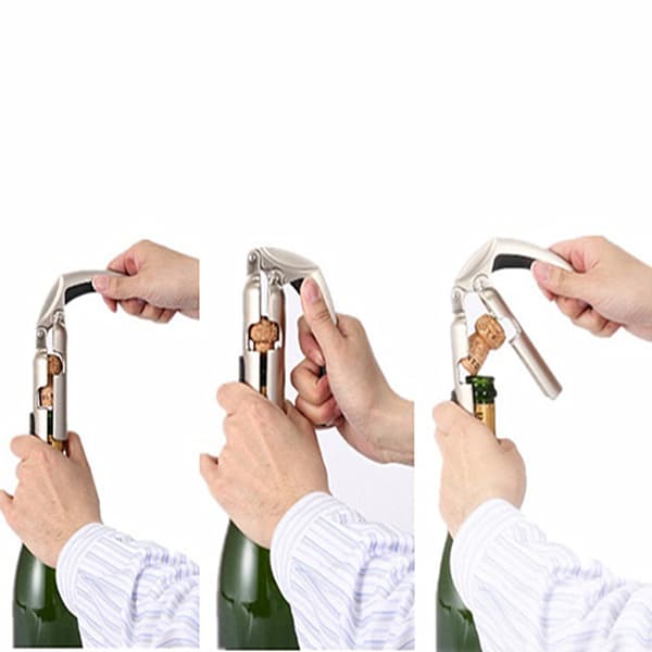 INF Champagneflaske-åpner Sølv
