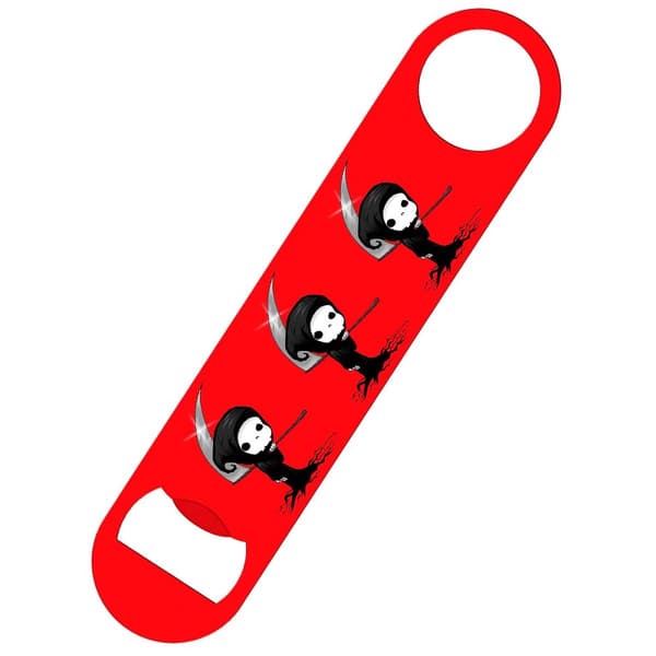 Grindstore Cute Grim Reaper Bottle Opener Red/Black/White One Size