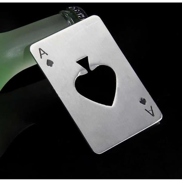 Flasköppnare - Maté - Smart Card - Rostfritt stål - Kompakt - Silver