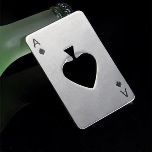 Poker En formad vinölöppnare i rostfritt stål