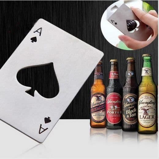 Poker En formad vinölöppnare i rostfritt stål