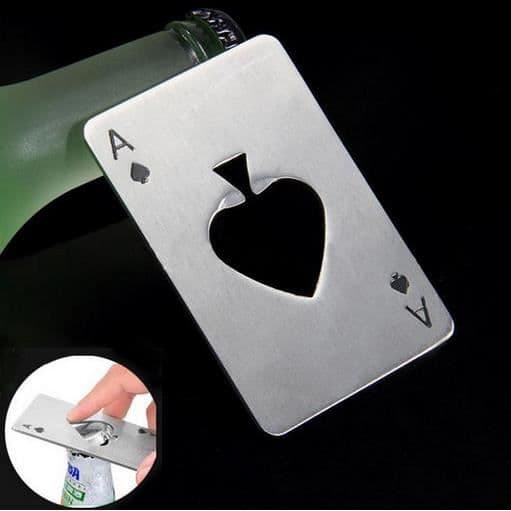 Poker En formad vinölöppnare i rostfritt stål