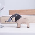 Miniatyrbild 4 av 4: Korkskruv - Kikkerland - Elefant - Rostfritt stål - Bokträ - Modern design