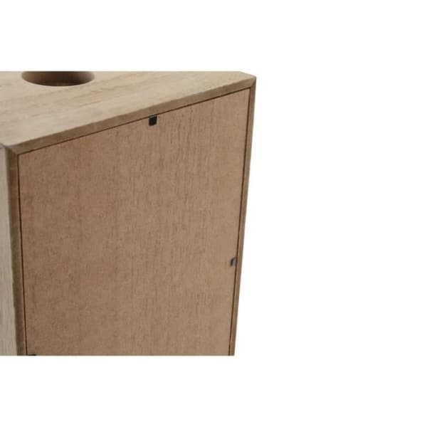 Flasköppnare DKD Home Decor Metal Wood (15 x 15 x 20 cm)