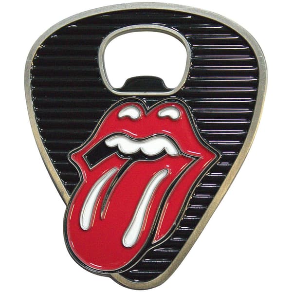 The Rolling Stones Classic Tongue Plectrum Bottle Opener Black/Red One Size