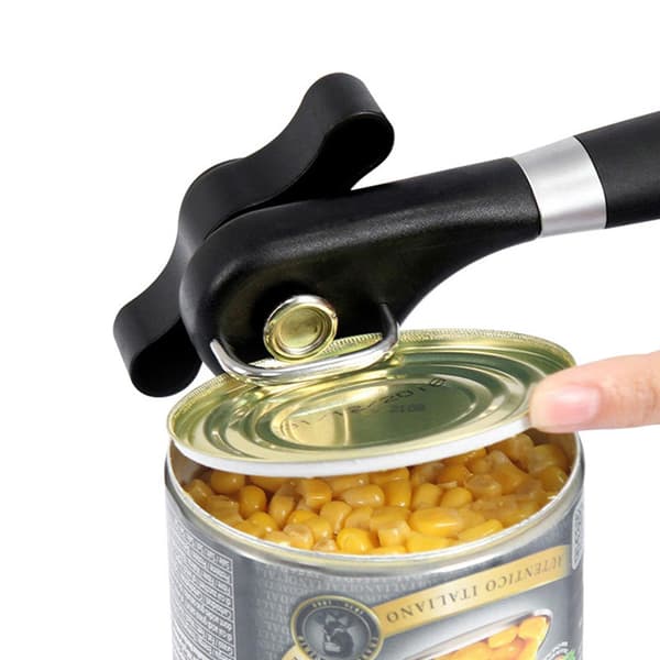 INF Multifunksjonell boksåpner, Rustfritt Stål Glassåpner med Lett Vribar Knott
