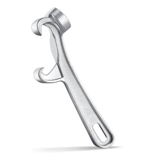 INF Multifunksjonell boksåpner med skiftenøkkel, boksåpner i aluminiumlegering