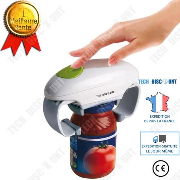 TD® multifunktionell flasköppnare / automatisk burköppnare / batteridriven korkskruv / hem, fest, bröllop