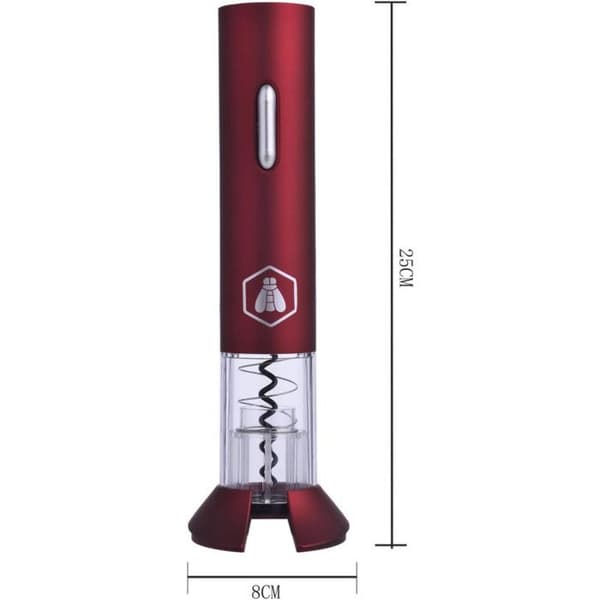 Elektrisk Korkskruv - Laguiole - Elegant Modell - Röd - Kapsylklippare - Nutida Design
