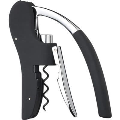 Mekanisk korkskruv - Stånghantverk - Spak - Härdat stål - Inbyggd folieskärare - Modern design