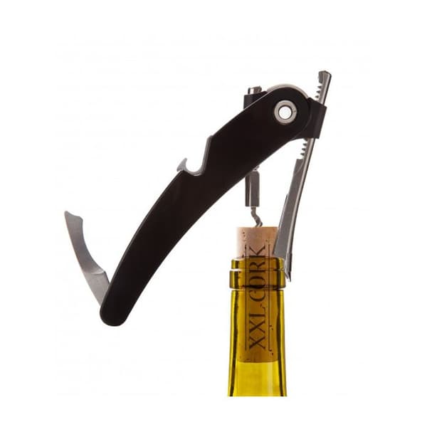 Korkskruv - VACU VIN - Enkel dragning - Svart - Modern design - 1 styck