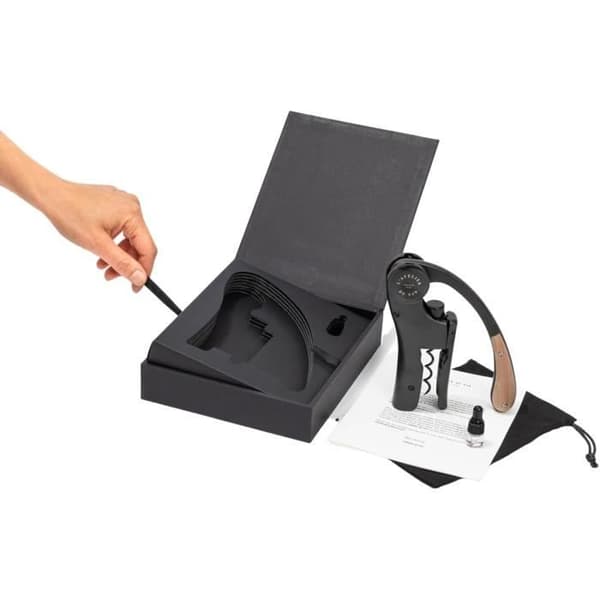 Korkskruv - LATELIER DU VIN - Oeno Motion WoodBlack - Svart - Ergonomisk - Elegant