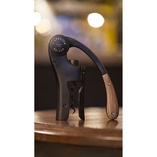 Korkskruv - LATELIER DU VIN - Oeno Motion WoodBlack - Svart - Ergonomisk - Elegant