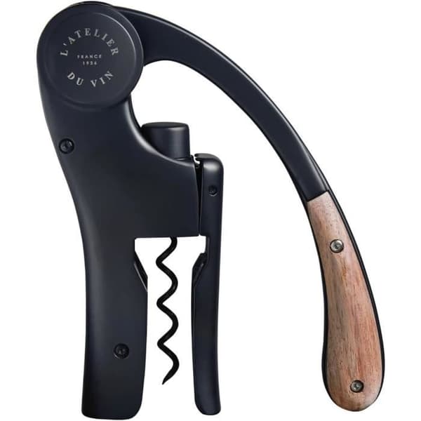 Korkskruv - LATELIER DU VIN - Oeno Motion WoodBlack - Svart - Ergonomisk - Elegant