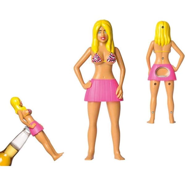 Öppnare Kvinna Blonder Brenda 21cm Ovanligt och Original Modell Rolig och Designad Apéro Tillbehör