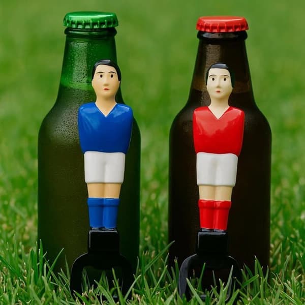 "Öppnare Spelare i Bordsspel Röd eller Blå Kompakt och Original Modell Tillbehör Apéro Rolig och Designad"