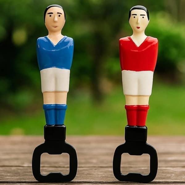 "Öppnare Spelare i Bordsspel Röd eller Blå Kompakt och Original Modell Tillbehör Apéro Rolig och Designad"