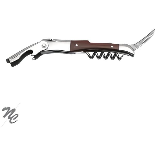 Sommelier - PRADEL EXCELLENCE - Trähandtag - Rostfritt stål - Mikrotandat blad - Flasköppnare