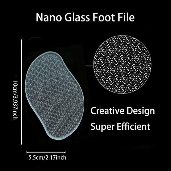 INF Fotfil i glas Transparent