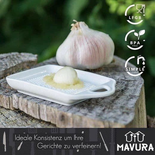 MAVURA ingefärsrivjärn - DIVERSE - Keramiskt rivjärn - Premiumkvalitet - Multifunktionell - Elegant design