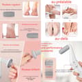 Miniatyrbild 3 av 4: INN Rapeuse elledade elektrisk anti-callositet justerbar hastighet multifunktion trådlös fotfil elektrisk pedikyr_fotfil