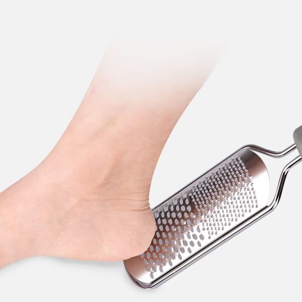 Rape lime Brosse à pied double face pédicure manucure domicile soin pierre manucure petit pratique beauté du corps blanc