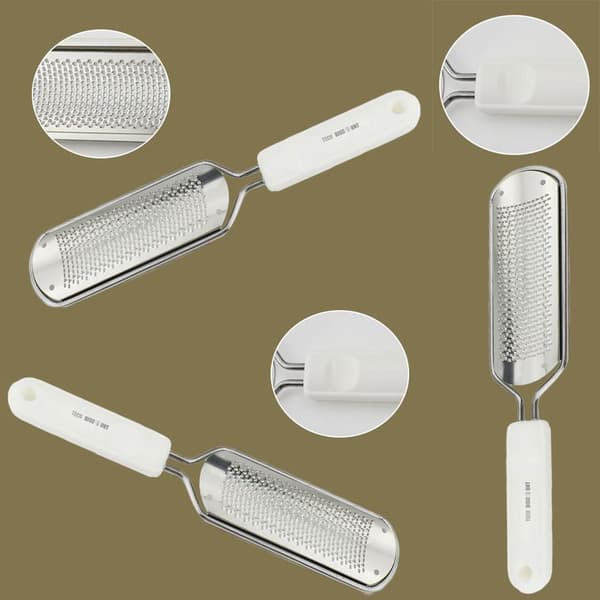 Rape lime Brosse à pied double face pédicure manucure domicile soin pierre manucure petit pratique beauté du corps blanc