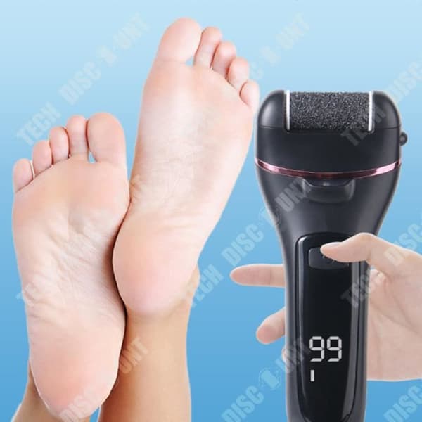 TD® elektrisk peeling pedikyr för förhårdnader Black Body Shower Gel Uppladdningsbar fotpedikyr med lampa