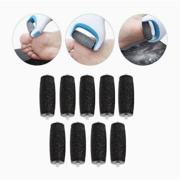 9 stk rullehoveder udskiftning til Scholl Velvet Smooth