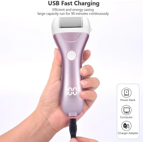 Sähköinen jalkahoito ladattava porttipäillä LCD-näyttö