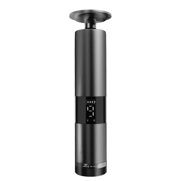 INF 9-trinns elektrisk fotfil for glatt hud Sort