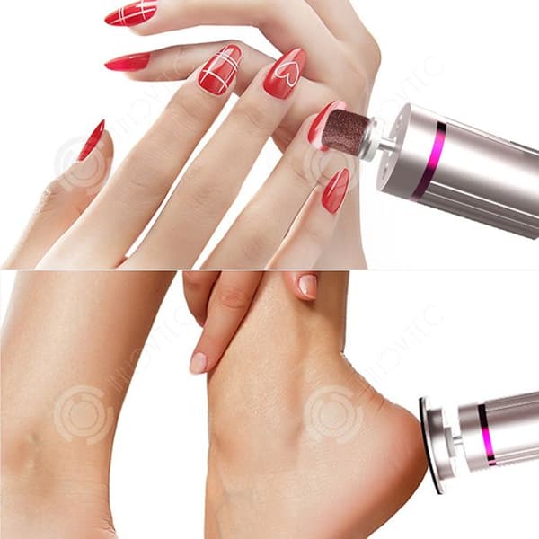 INN Rapeuse för fötter elektrisk 2 i 1 13000rpm 9 justerbara nivåer digital display nagelslipmaskin för fötter elektrisk slipmaskin
