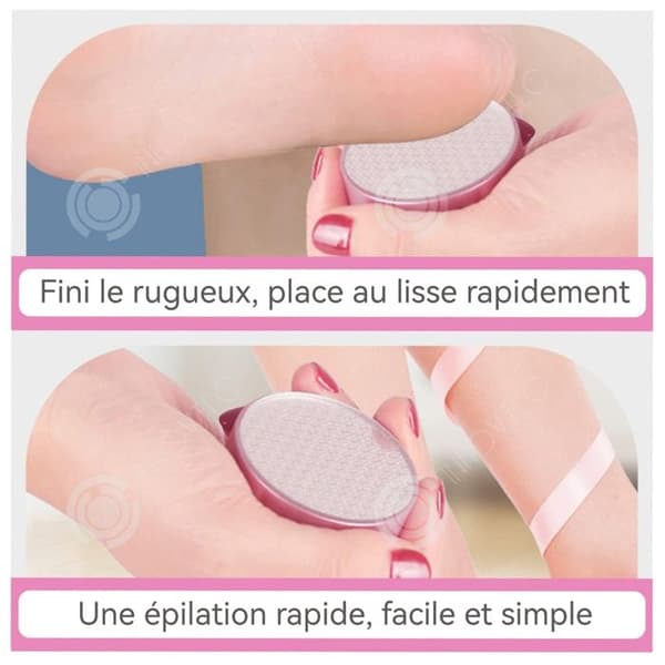 INN Elektrisk fotfil dubbelsidig 2 i 1 anti-callositeter elektrisk epilator fotpedikyr mini fotfil