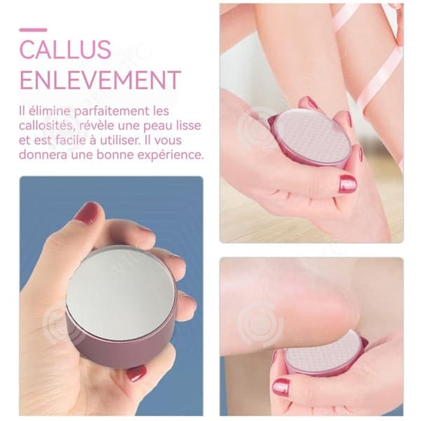 INN Elektrisk fotfil dubbelsidig 2 i 1 anti-callositeter elektrisk epilator fotpedikyr mini fotfil