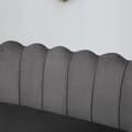 Miniatyrbilde 8 av 10: Elegant 2-seters stoffsofa i fløyelspolyester