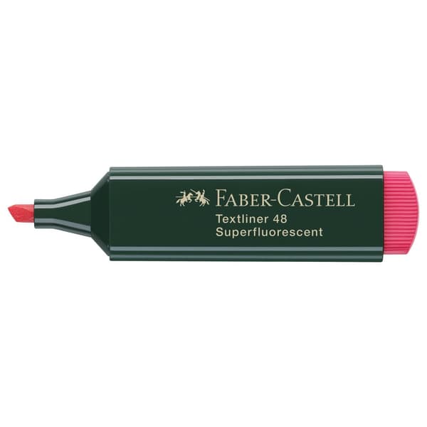 Överstrykningspenna FABER CASTELL Röd 10st