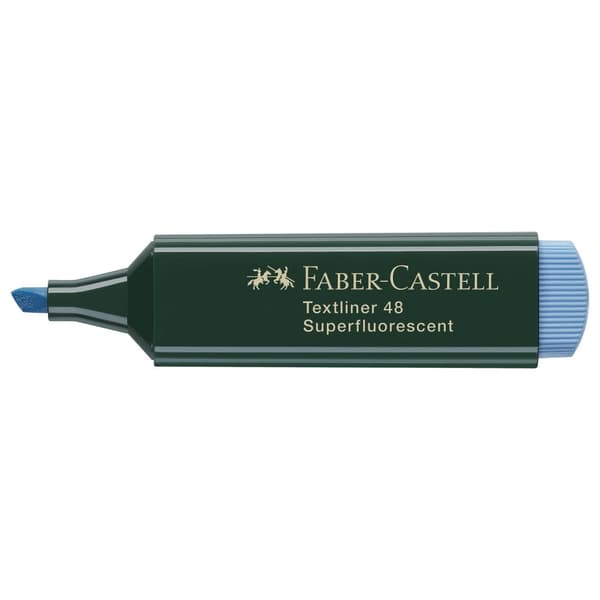 Överstrykningspenna FABER CASTELL Blå 10st
