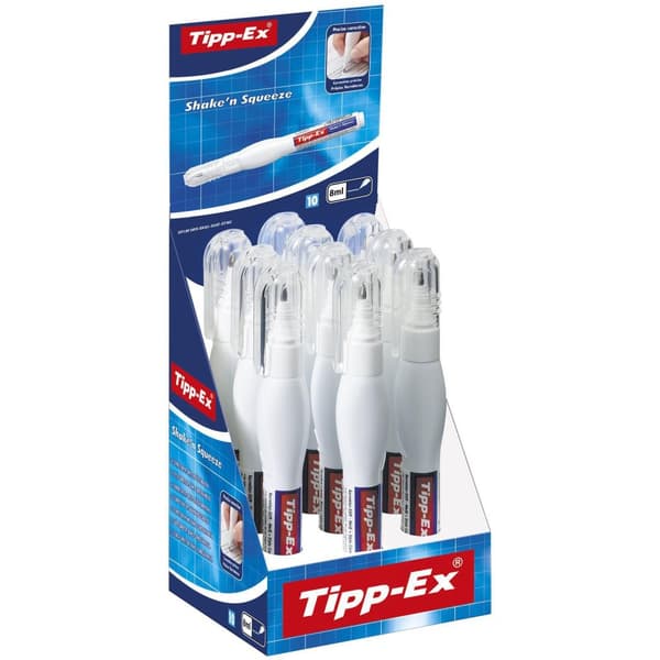 Korrigeringspenna TIPP-EX Shake Squeeze 10st