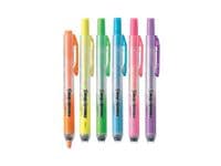 Överstrykningspenna PENTEL clicker orang 12st