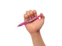 Överstrykningspenna PENTEL Clicker rosa 12st