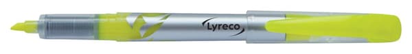 Överstrykningspenna LYRECO penstyle gul 12st