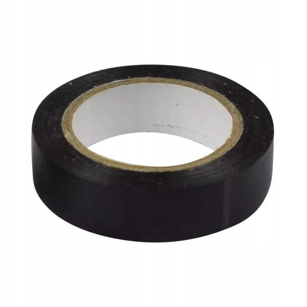 Sort isoleringstape 19 mm x 20 m, 1 kV certificeret