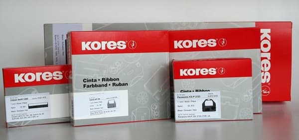 Kores - G001NYS - 2248541 Nylonband av hög kvalitet kompatibel med Anker-skrivare 13 mm x 10 m Svart