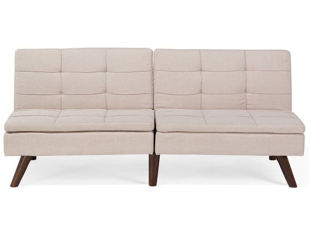 Bäddsoffa 3-sits ljusbeige RONNE
