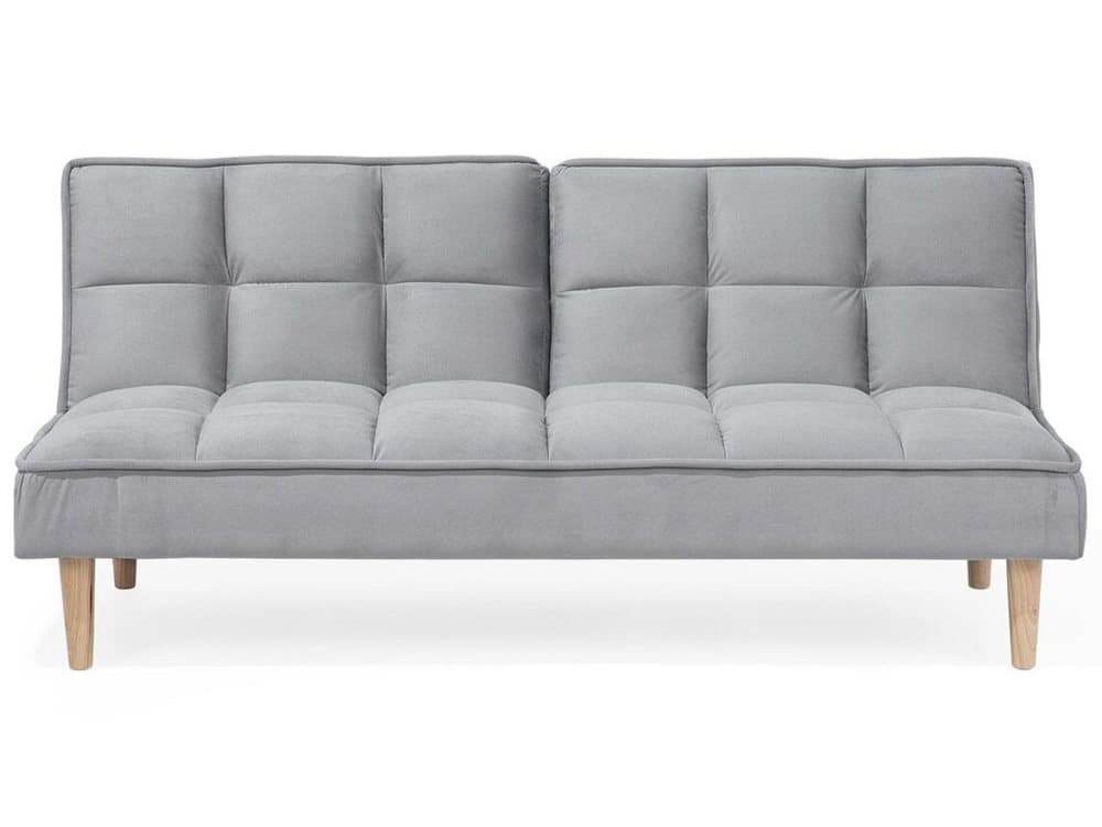 Bäddsoffa 3-sits ljusgrå SILJAN