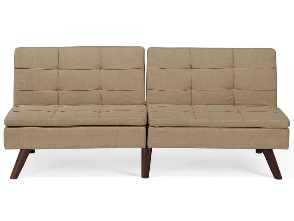 Bäddsoffa 3-sits ljusbrun RONNE