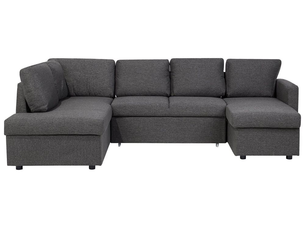 Bäddsoffa 5-sits mörkgrå KARRABO