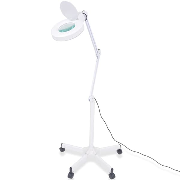 vidaXL opretstående forstørrelsesglas med lampe -  Kosmetiske redskaber