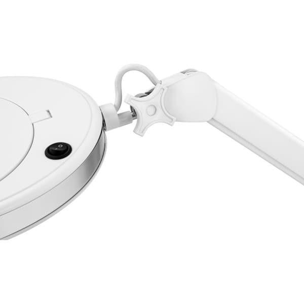 Kosmetisk luplampe med forstørrelsesglas, mobil, 5 dpi, 60x LED dia. 127 mm